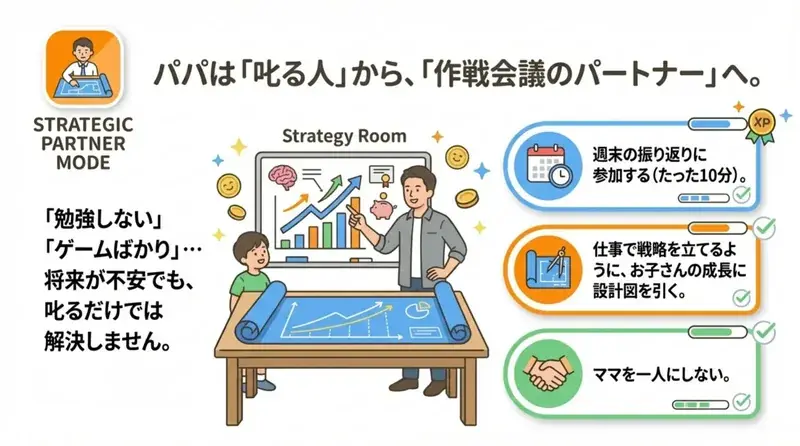 パパがやること